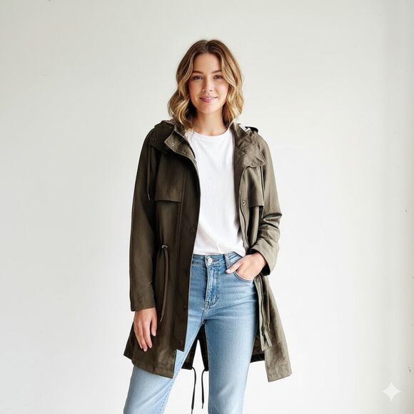 ANORAK Drawstring Water-Resistant Hooded Jacket — Bloomingdale’s Exclusive (L) - Picture 1 of 8